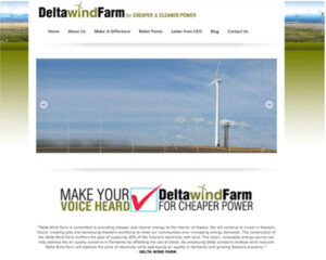 Delta Wind Farm Website